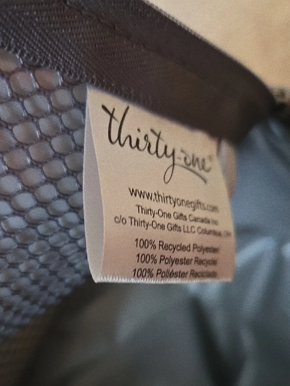 Thirty-One Around The Clock Thermal Grey Varsity Stripe